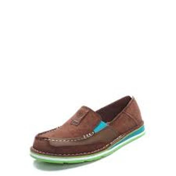 Ariat Cruiser Slip On Loafer Shoes Lightweight Casual Outdoor Brown 8.5B - Picture 1 of 7